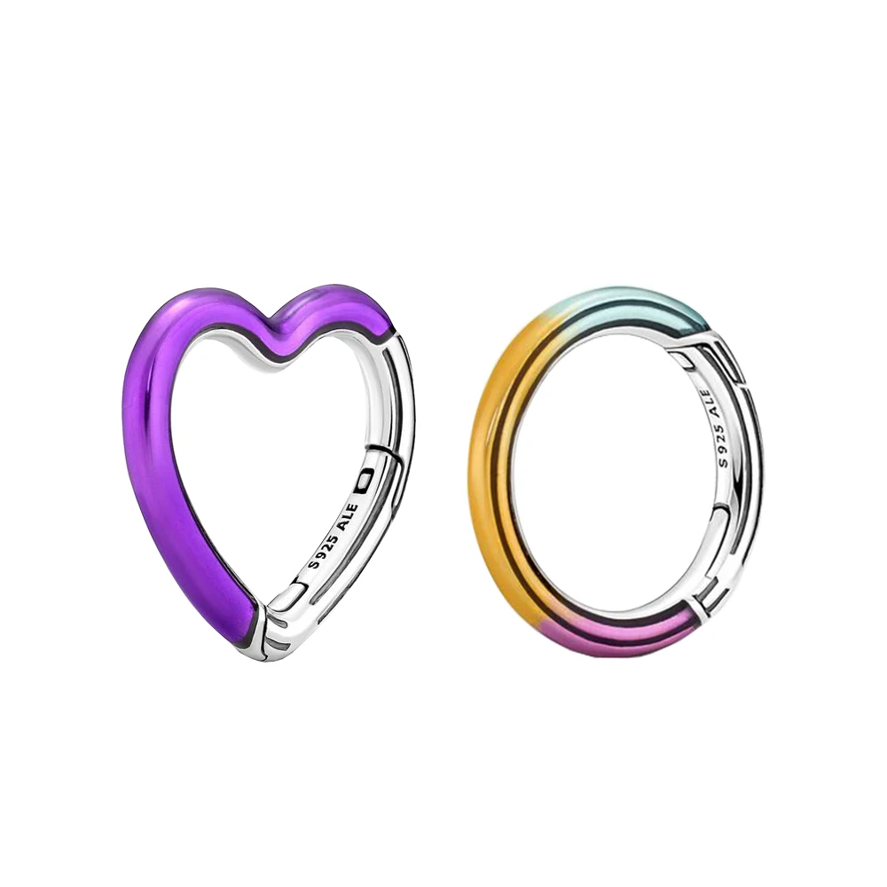 New 100% 925 Sterling Silver New heart-shaped connecting buckle Fit For Ladies Original Bracelet DIY Jewelry Friend Party Gifts
New 100% 925 Sterling Silver New heart-shaped connecting buckle Fit For Ladies Original Bracelet DIY Jewelry Friend Party Gifts