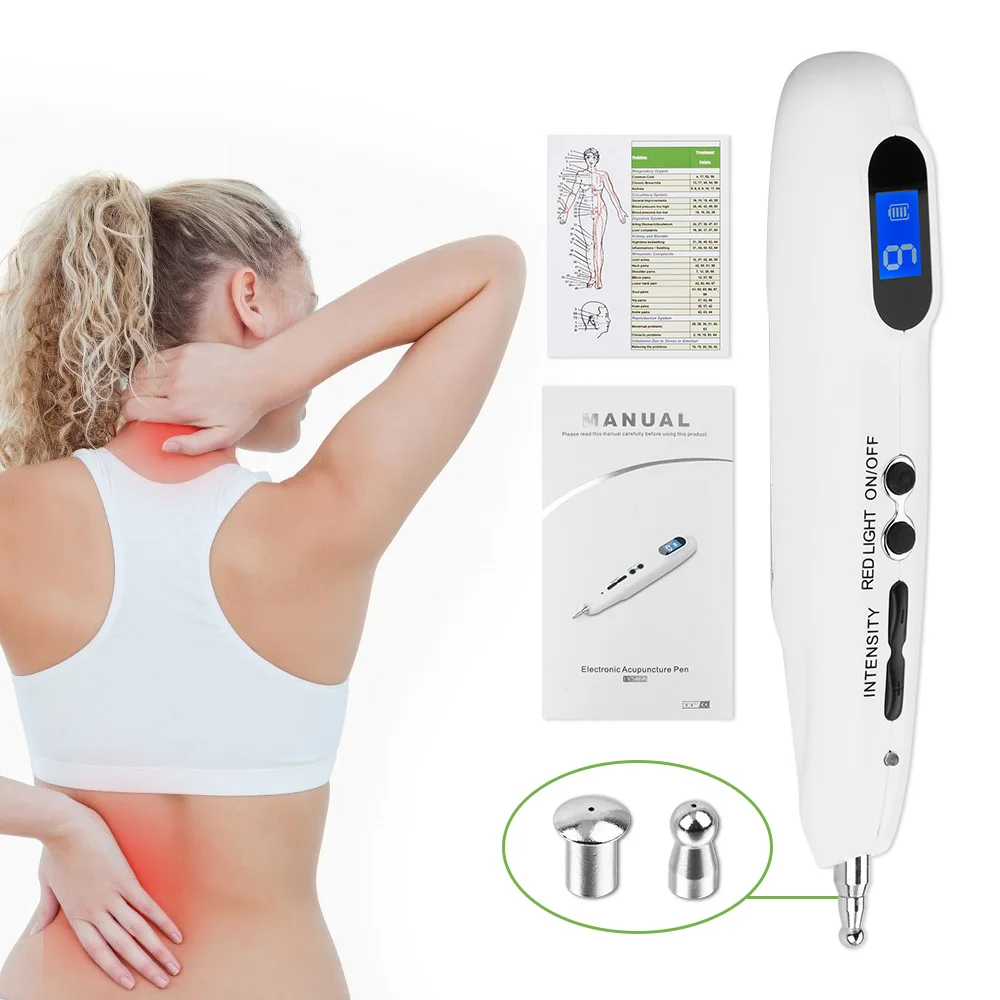 Electronic Massage Acupuncture Pen Medical Health Acupuntura Pen Point Detector Pain Therapy Electric Acupuncture Meridian Pen
Electronic Massage Acupuncture Pen Medical Health Acupuntura Pen Point Detector Pain Therapy Electric Acupuncture Meridian Pen