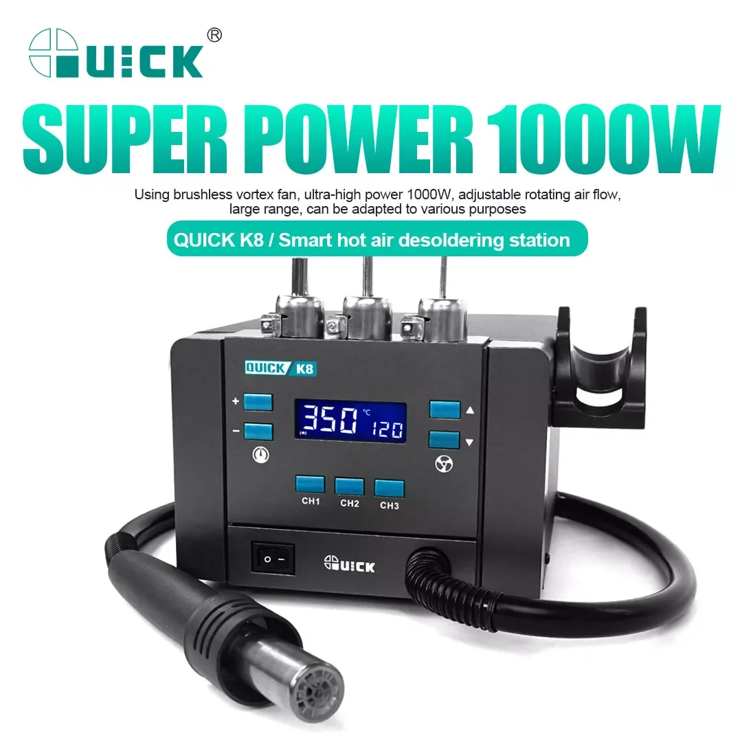 K8 оригинальная станция для распайки горячим воздухом 1000 Вт без свинца для материнской платы процессора 
K8 оригинальная станция для распайки горячим воздухом 1000 Вт без свинца для материнской платы процессора