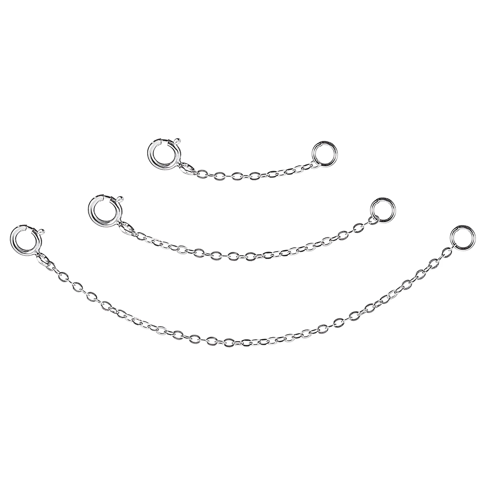 

Jewelry Extender Necklace Extenders Silver Chains Making Bracelet Sterling Cuff Bracelets Women