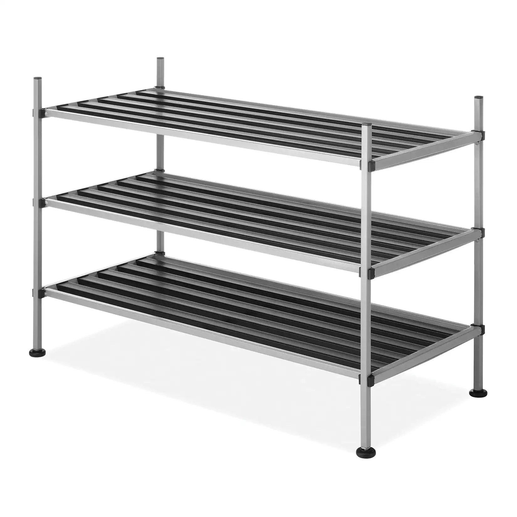 3-Tier Closet Storage Shelves - Shoe Rack and Home Organizer - 12" x 25.625" x 17"
3-Tier Closet Storage Shelves - Shoe Rack and Home Organizer - 12" x 25.625" x 17"