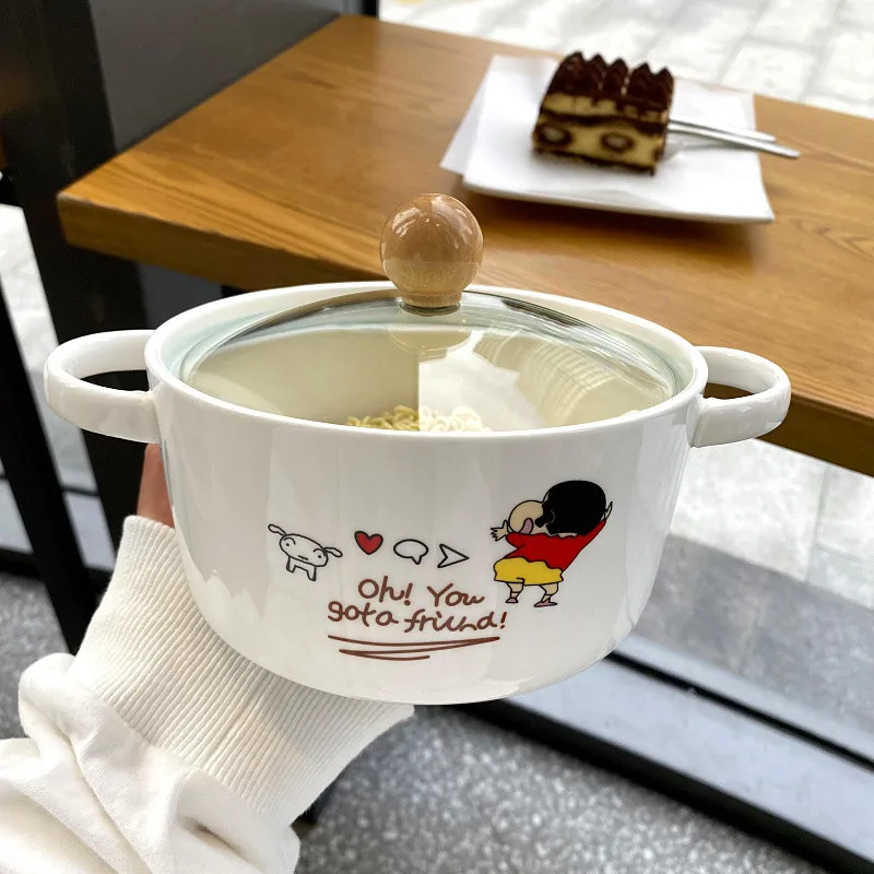 Crayon Shin-Chan Anime Peripherals Ceramic Soup Bowl Cartoon High Capacity Instant Noodle Bowl Rice Bowl Child Home Tableware
Crayon Shin-Chan Anime Peripherals Ceramic Soup Bowl Cartoon High Capacity Instant Noodle Bowl Rice Bowl Child Home Tableware
