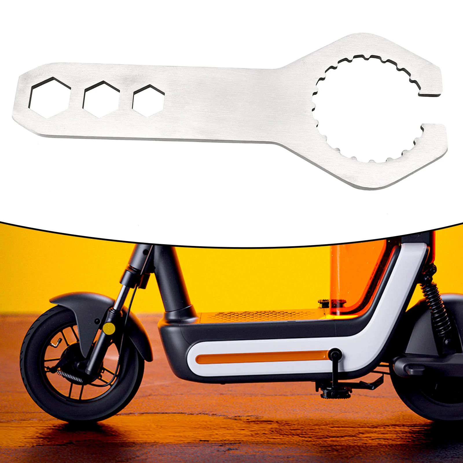 For Electric Scooter Bike Wrench Universal Bike Accessories Dual-purpose Functional Hexagon Wrench High Quality
For Electric Scooter Bike Wrench Universal Bike Accessories Dual-purpose Functional Hexagon Wrench High Quality