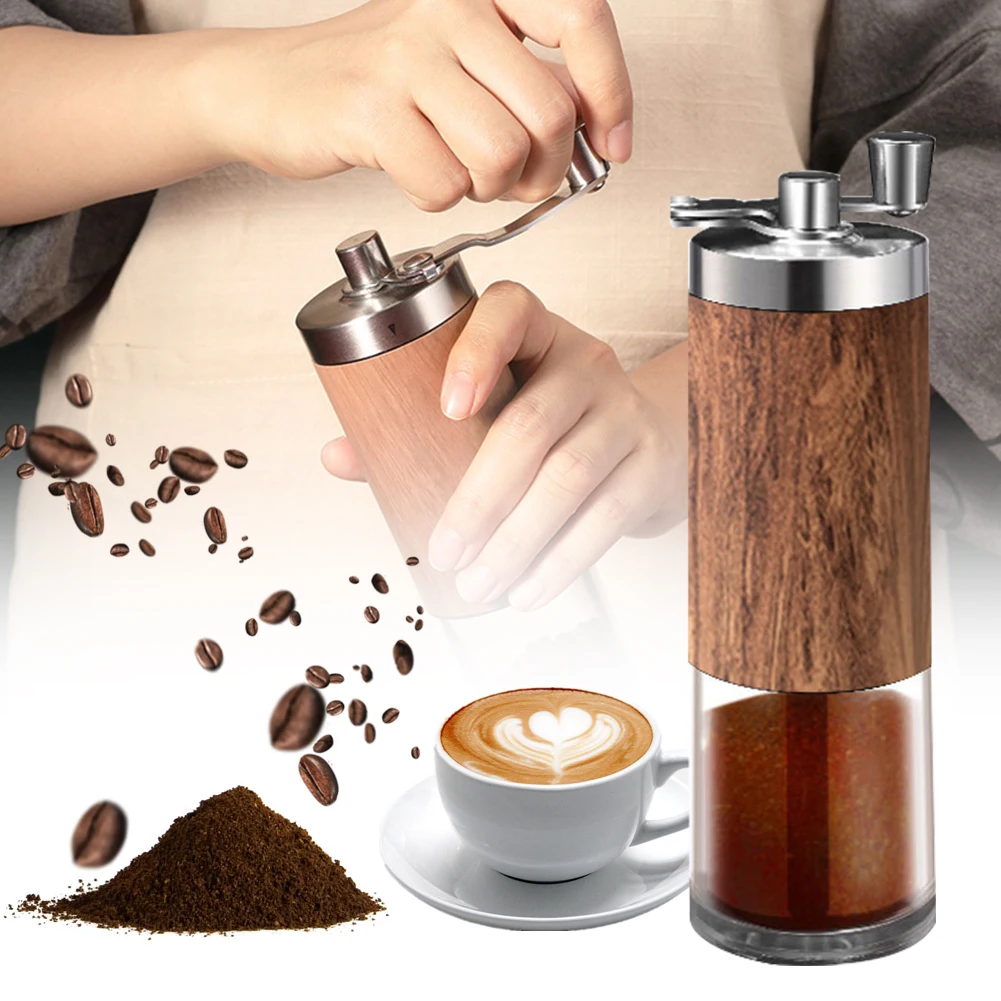Portable Wood Grain Coffee Bean Grinder Stainless Steel Crank Manual Handmade Coffee Grinder Coffee Bean Grinder Mill Kitchen
Portable Wood Grain Coffee Bean Grinder Stainless Steel Crank Manual Handmade Coffee Grinder Coffee Bean Grinder Mill Kitchen