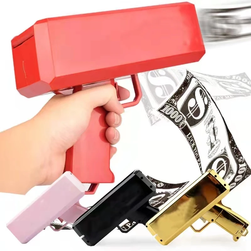 HB Hot Banknote Gun Make It Rain Money Cash Spray Cannon Gun Toy Bills Game Outdoor Family Funny Children Party Gifts For Kids
HB Hot Banknote Gun Make It Rain Money Cash Spray Cannon Gun Toy Bills Game Outdoor Family Funny Children Party Gifts For Kids