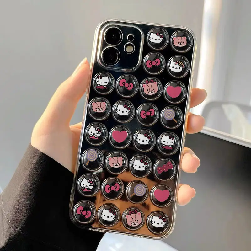 Hello Kitty Soft Case for iPhone11 12 13 Pro Max X XS MAX XR Cartoon Heart Pattern Bubble Niche Shockproof Lens Protection Cover
Hello Kitty Soft Case for iPhone11 12 13 Pro Max X XS MAX XR Cartoon Heart Pattern Bubble Niche Shockproof Lens Protection Cover