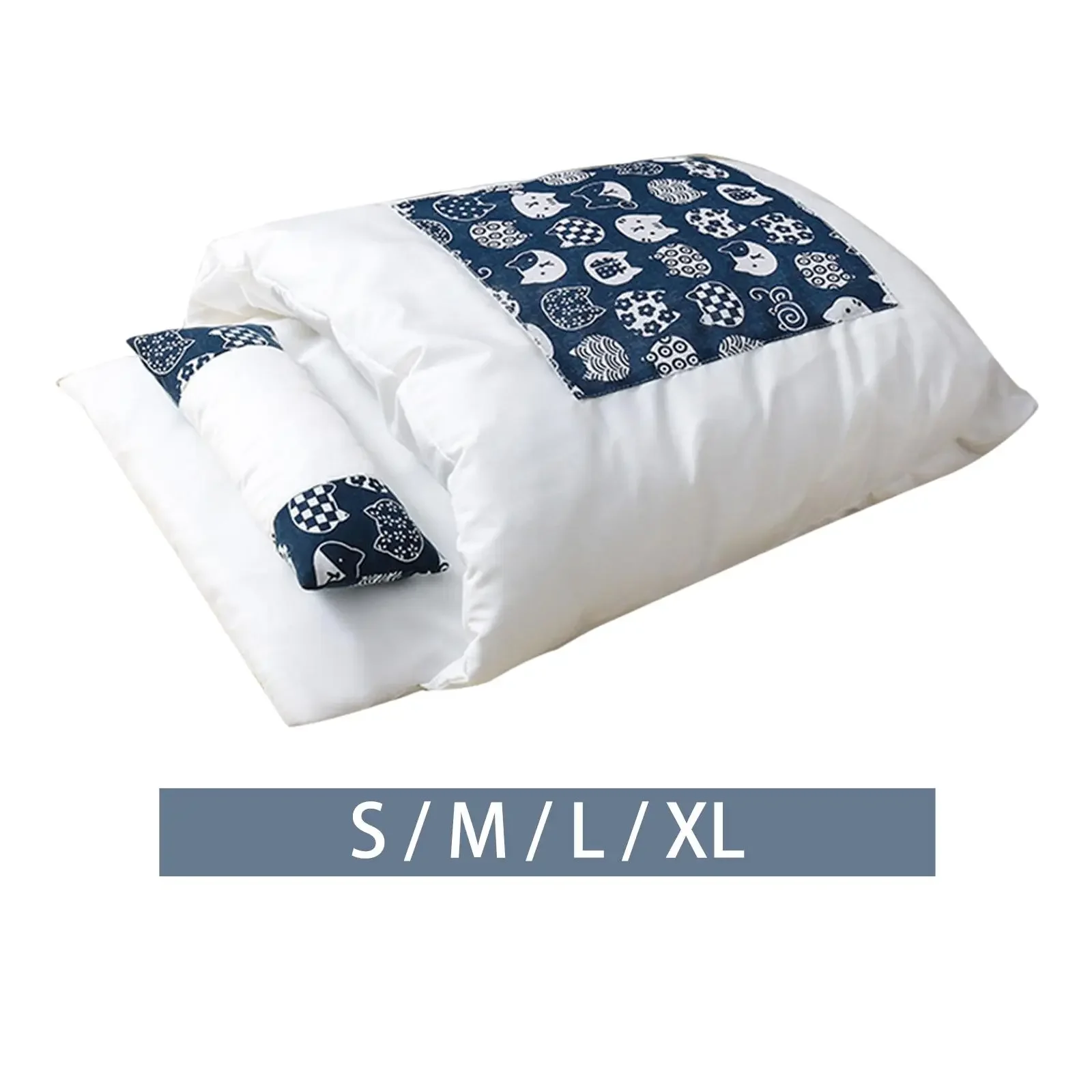 Pet Sleeping Bed Kitty Sack Nest Cuddle Cave Soft Decorative with Pillow Hideaway Pet Cat Sleeping Bag for Puppy Small Dogs
Pet Sleeping Bed Kitty Sack Nest Cuddle Cave Soft Decorative with Pillow Hideaway Pet Cat Sleeping Bag for Puppy Small Dogs