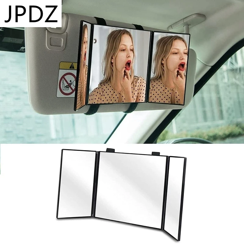Car 3 Sections Folding Vanity Mirror Adjustable Car Sunshade Mirror Car Interior Decorative Mirror
Car 3 Sections Folding Vanity Mirror Adjustable Car Sunshade Mirror Car Interior Decorative Mirror