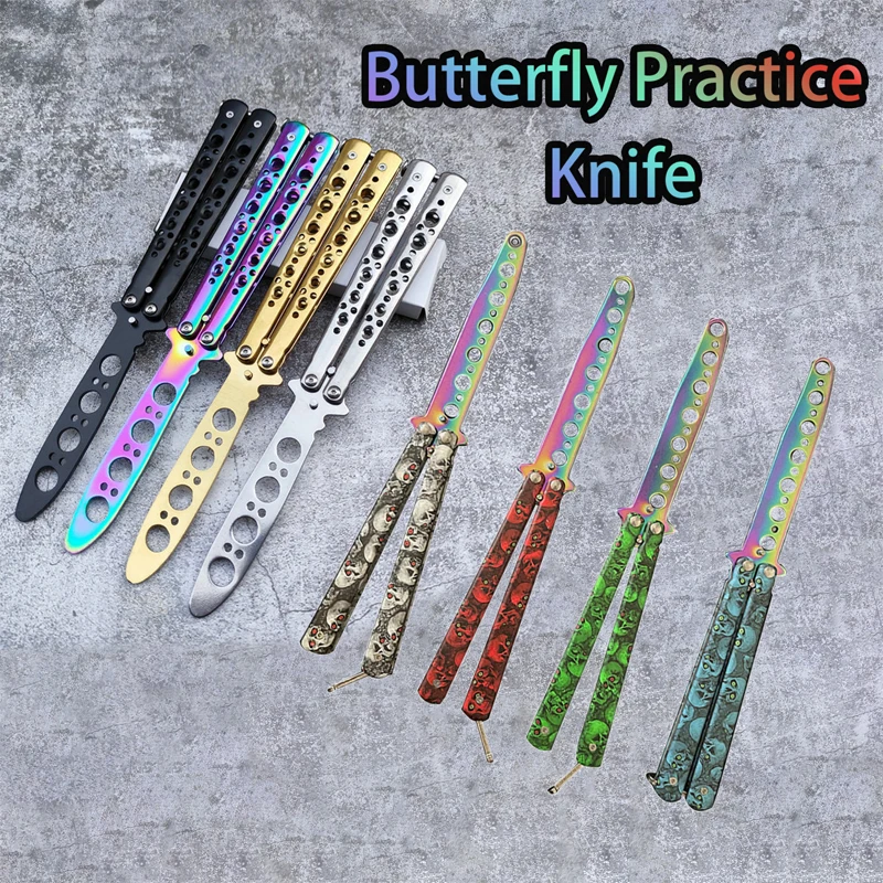 Portable Practice Butterfly Knife CSGO Game Peripheral Training Tools Pocket No Cutting Edge Uncut Blade Outdoor Tools Appliance
Portable Practice Butterfly Knife CSGO Game Peripheral Training Tools Pocket No Cutting Edge Uncut Blade Outdoor Tools Appliance