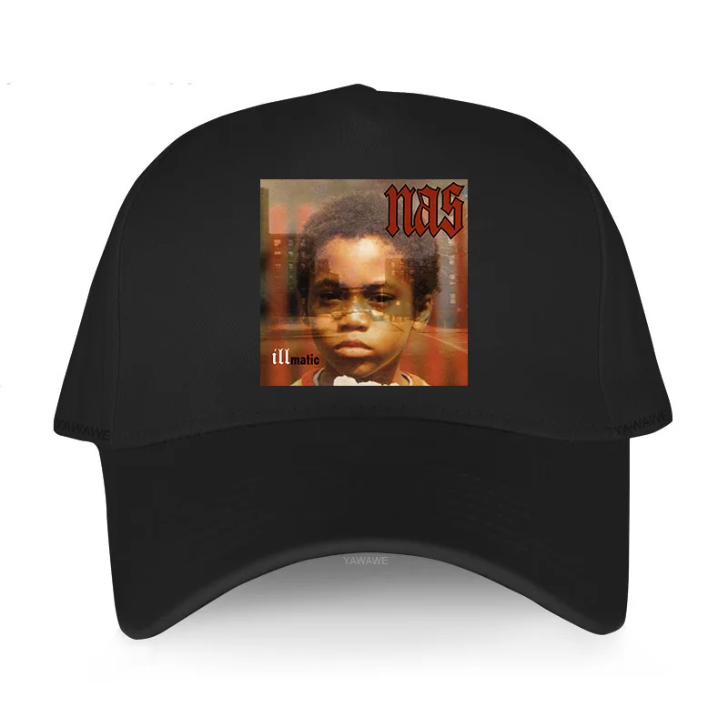 

Summer Baseball Cap High Quality hat Unisex funny design nas illmatic Man hip-hop sun hatvisor Fashion women Breathable hats