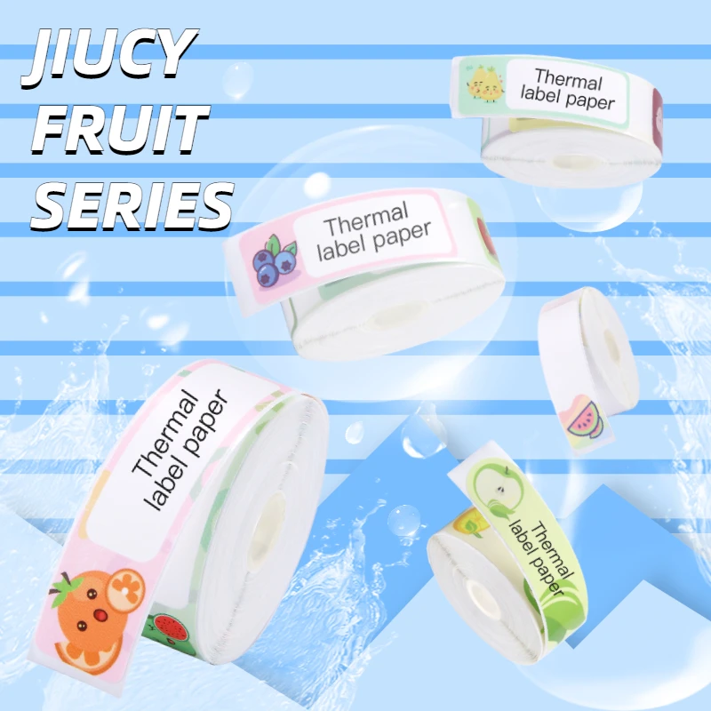 Colorful Fruit Label Tape for Niimbot D11 Printer Paper D11 Label Sticker Paper Roll for Niimbot D110 D11 Label Printer
Colorful Fruit Label Tape for Niimbot D11 Printer Paper D11 Label Sticker Paper Roll for Niimbot D110 D11 Label Printer