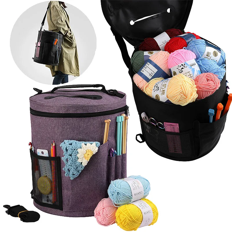Knitting Bag Yarn Tote Storage Bag for Wool Crochet Hooks Knitting Needles DIY Household Organizer Sewing Tools Accessories
Knitting Bag Yarn Tote Storage Bag for Wool Crochet Hooks Knitting Needles DIY Household Organizer Sewing Tools Accessories
