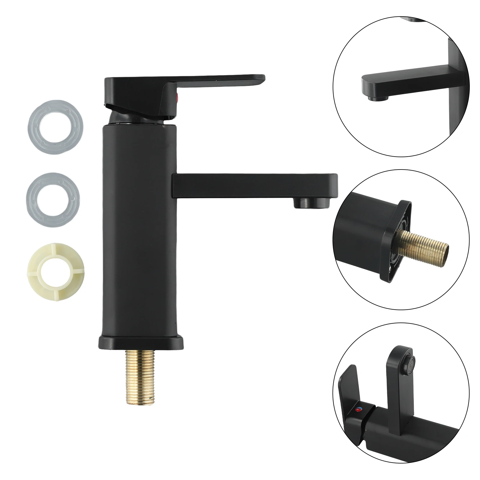 Steel Faucet Rust and Corrosion Resistant 304 Stainless Steel Black Sink Faucet for Bathroom and Counter Basin
Steel Faucet Rust and Corrosion Resistant 304 Stainless Steel Black Sink Faucet for Bathroom and Counter Basin