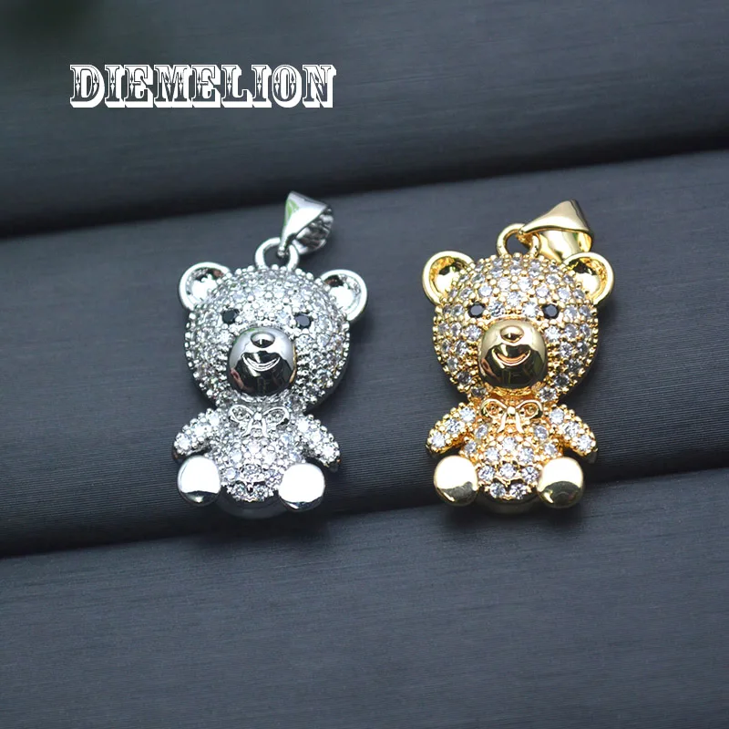 15*32mm Cute Bear Pendant Jewelry Making DIY Bracelet Necklace Earrings Accessories Cute Charm Fashion Popular Animal Charms
15*32mm Cute Bear Pendant Jewelry Making DIY Bracelet Necklace Earrings Accessories Cute Charm Fashion Popular Animal Charms