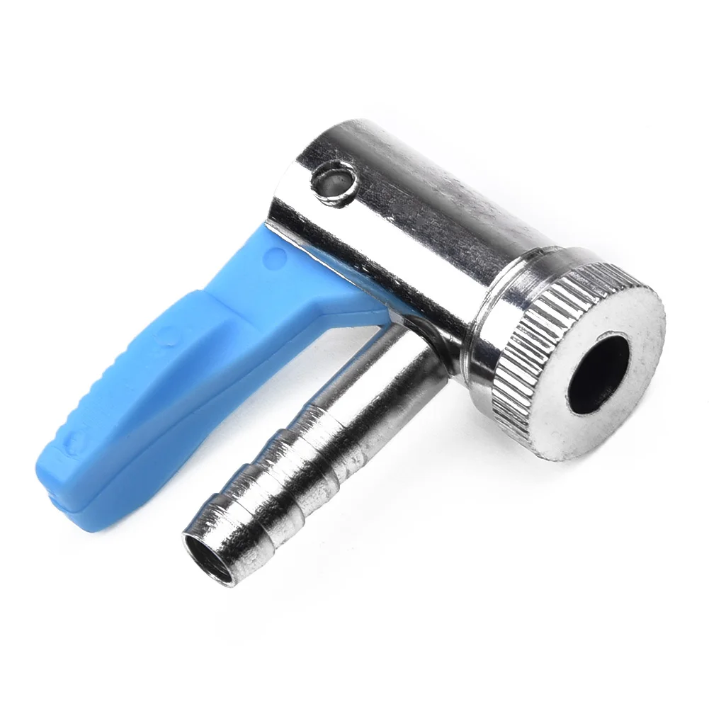 Car Bicycles Inflator Valve Connector Replacement Chrome Blue Supplies Motorbike Tire Inflator Valve Connector
Car Bicycles Inflator Valve Connector Replacement Chrome Blue Supplies Motorbike Tire Inflator Valve Connector