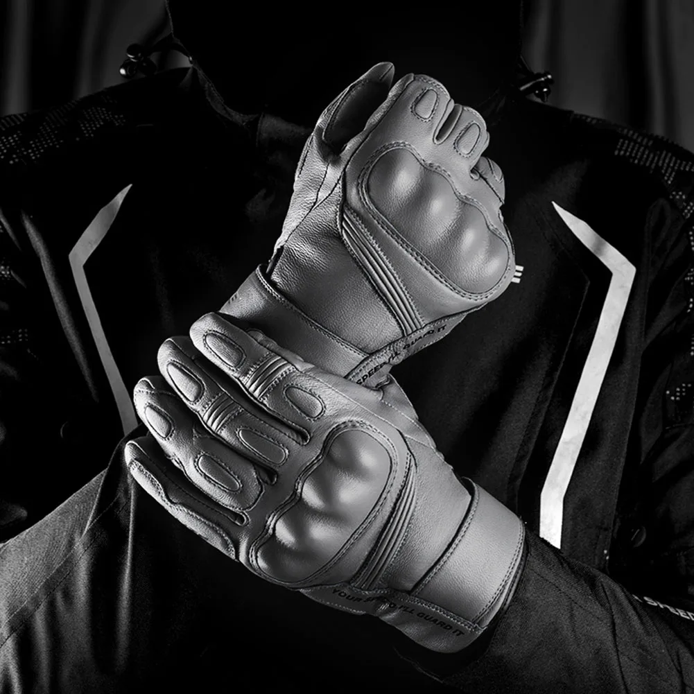 Мотоциклетные Перчатки из козьей кожи, водонепроницаемые Нескользящие, с закрытыми пальцами, для защиты мотоцикла, уличное снаряжение, Осе... 
Мотоциклетные Перчатки из козьей кожи, водонепроницаемые Нескользящие, с закрытыми пальцами, для защиты мотоцикла, уличное снаряжение, Осе...