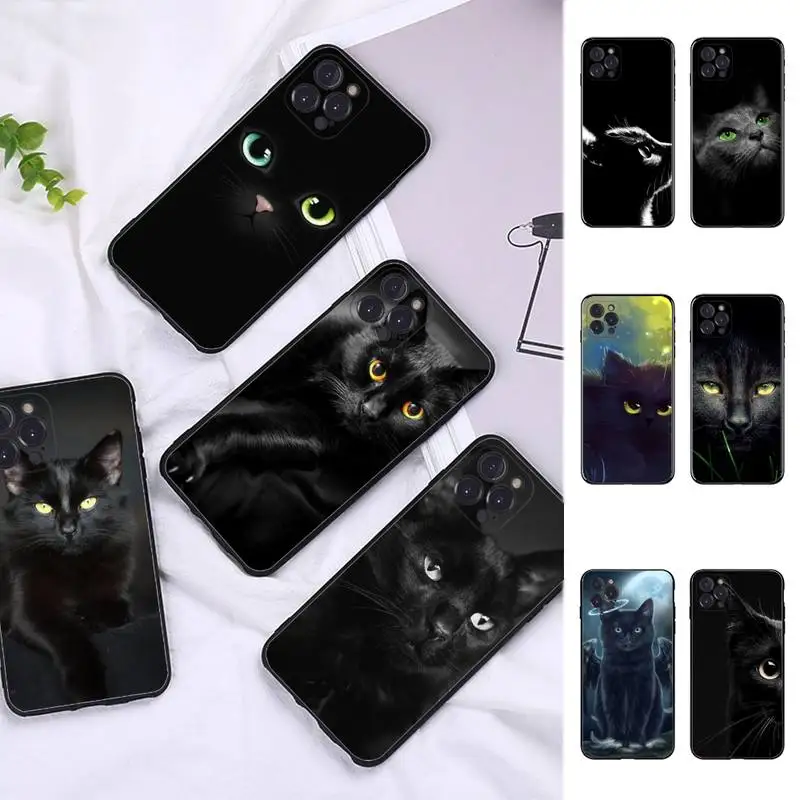 Black Cat Staring Eye Phone Case Silicone Soft For iphone 14 13 12 11 Pro Mini XS MAX 8 7 6 Plus X 2020 XR Shell
Black Cat Staring Eye Phone Case Silicone Soft For iphone 14 13 12 11 Pro Mini XS MAX 8 7 6 Plus X 2020 XR Shell