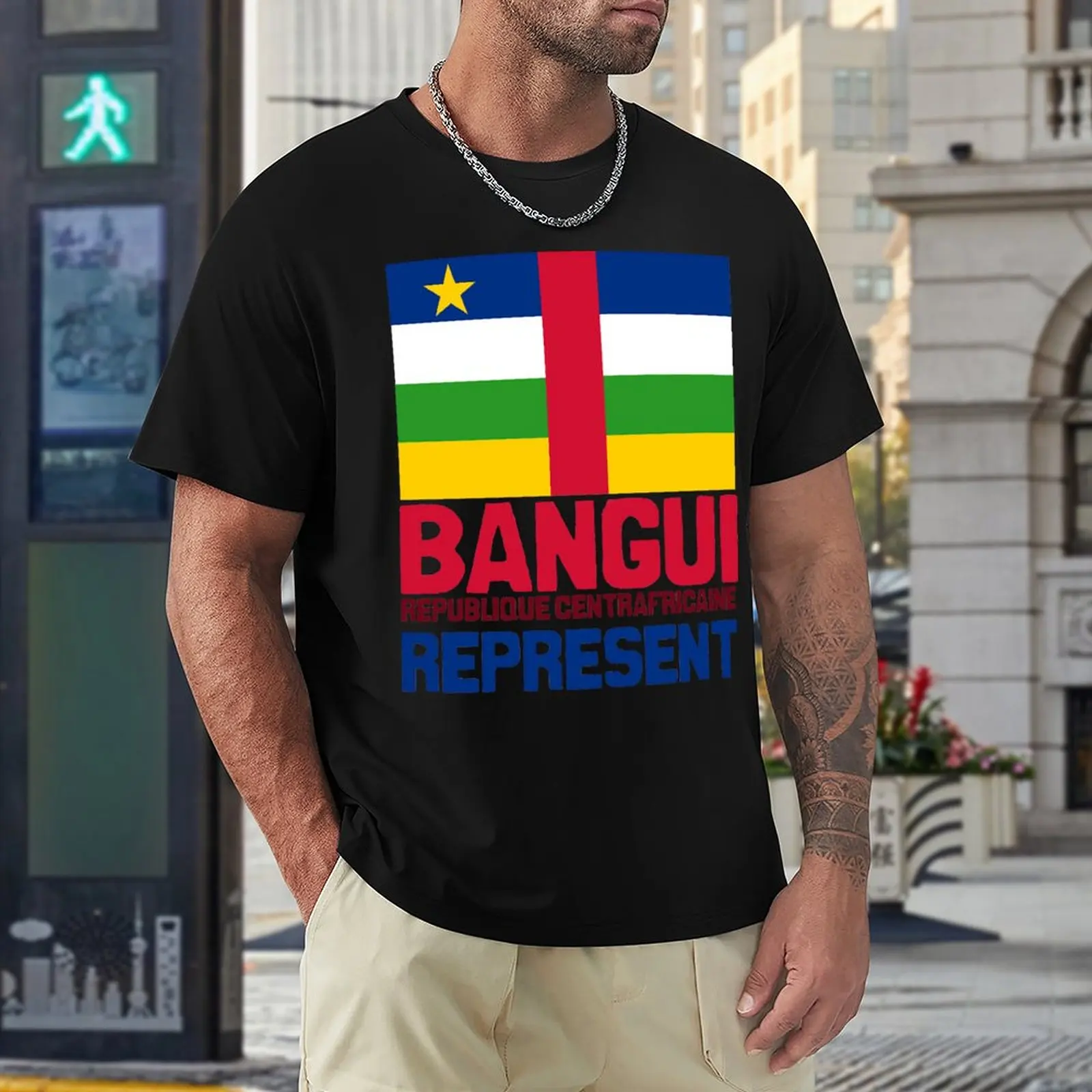 Bangui, Centrafrique. Representes Top Quality T-shirts High Quality Fitness USA Size
Bangui, Centrafrique. Representes Top Quality T-shirts High Quality Fitness USA Size