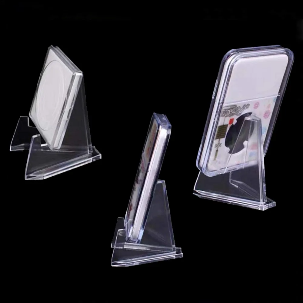 Coin Display Stand Stand Transparent Acrylic Small Easel Stand Pokemon Card Commemorative Challenge Coin Capsule Medal Stand
Coin Display Stand Stand Transparent Acrylic Small Easel Stand Pokemon Card Commemorative Challenge Coin Capsule Medal Stand