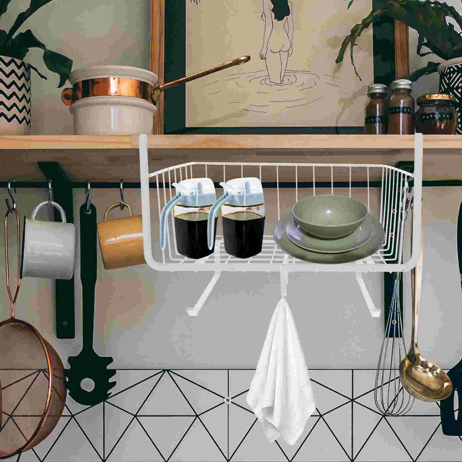 Cabinet Hanging Basket Under Shelf Storage Kitchen Sundries Organizer Home Baskets Rack Desk Top Household
Cabinet Hanging Basket Under Shelf Storage Kitchen Sundries Organizer Home Baskets Rack Desk Top Household