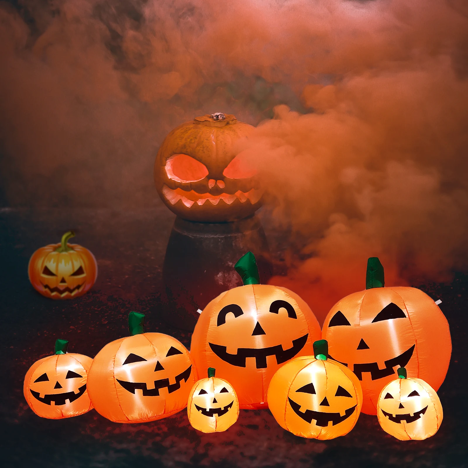 New Outdoor Halloween Toys Decoration Pumpkin Halloween Inflatables LED Lighted Pumpkin Ghost Skeleton Halloween Party Proops
New Outdoor Halloween Toys Decoration Pumpkin Halloween Inflatables LED Lighted Pumpkin Ghost Skeleton Halloween Party Proops