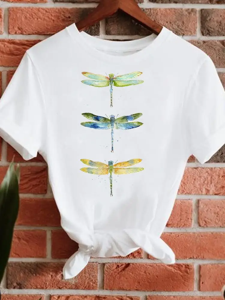 O-neck Dragonfly Watercolor 90s Women Short Sleeve Tee Lady Fashion Summer Top Trend Tshirt Travel Casual Graphic T-Shirt
O-neck Dragonfly Watercolor 90s Women Short Sleeve Tee Lady Fashion Summer Top Trend Tshirt Travel Casual Graphic T-Shirt