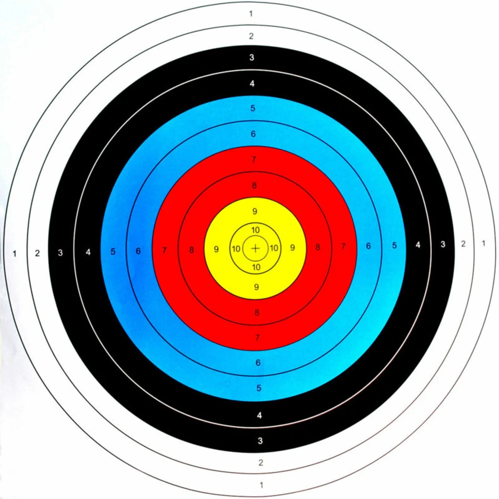 10Pcs Archery Target Paper Face 40x40cm For Arrow Bow Practice Outdoor Sports High Quality Practical And Durable
10Pcs Archery Target Paper Face 40x40cm For Arrow Bow Practice Outdoor Sports High Quality Practical And Durable