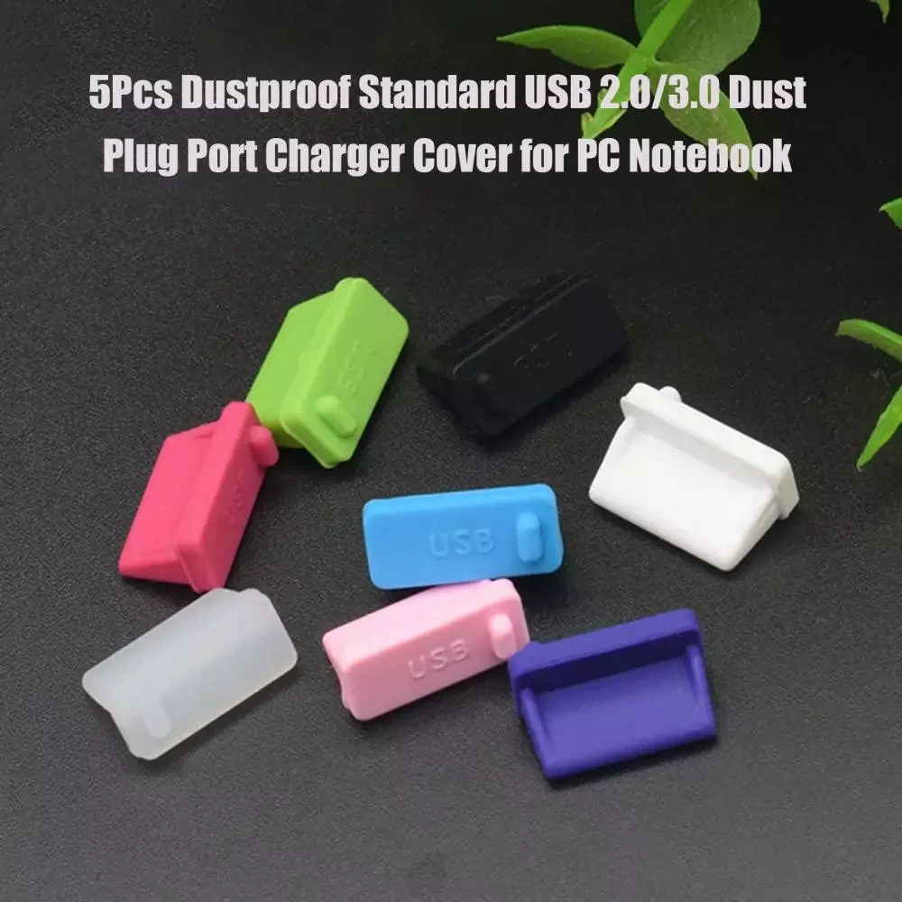 5Pcs USB Dust Plugs Dustproof Standard USB 2.0/3.0 Dust Plug Port Charger Cover PC usb dust plug Computer Accessories
5Pcs USB Dust Plugs Dustproof Standard USB 2.0/3.0 Dust Plug Port Charger Cover PC usb dust plug Computer Accessories