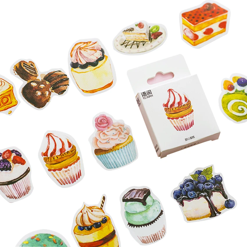 20packs/lot Cake Adhesive Paper Seal Sticker DIY Decorative Stationery Children Diary Sticky Package Label Wholesale
20packs/lot Cake Adhesive Paper Seal Sticker DIY Decorative Stationery Children Diary Sticky Package Label Wholesale