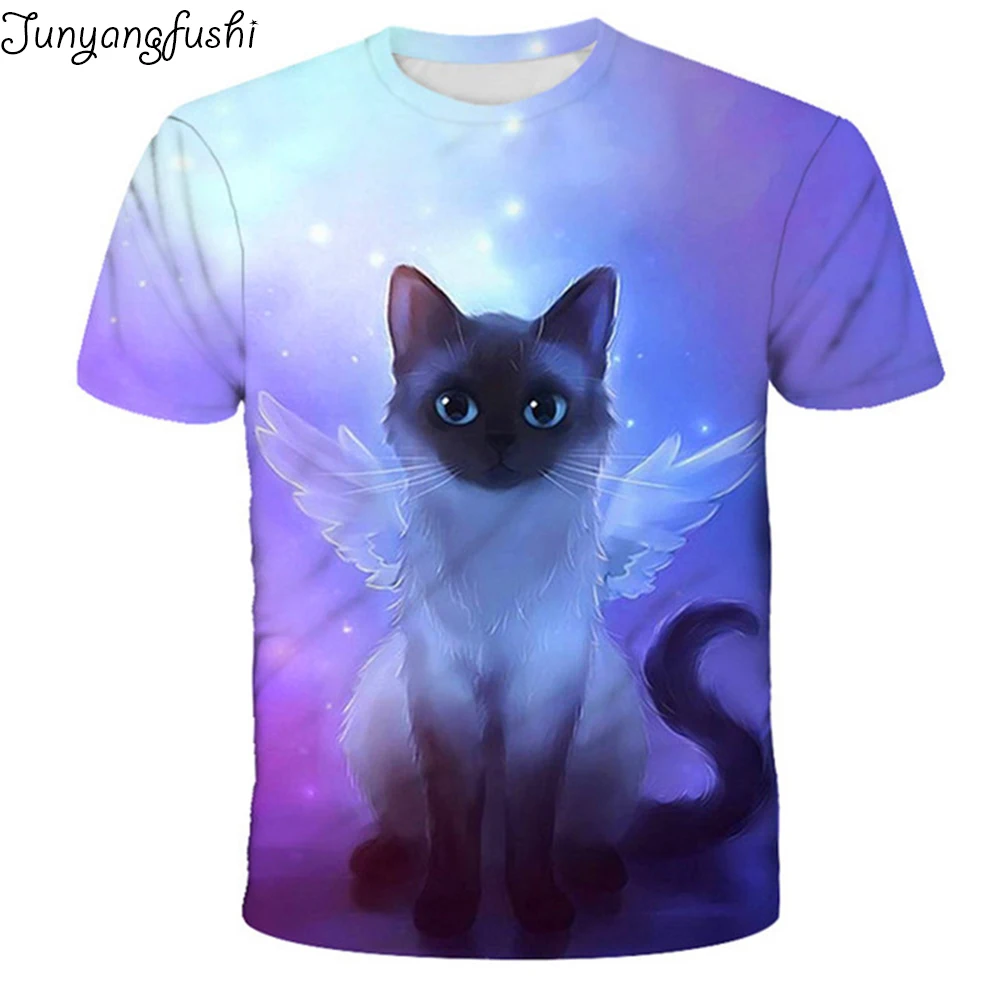 Trendy new kawaii cat animal pattern 3d printed t-shirt children's summer fashion casual t-shirt boys girls unisex women's top
Trendy new kawaii cat animal pattern 3d printed t-shirt children's summer fashion casual t-shirt boys girls unisex women's top