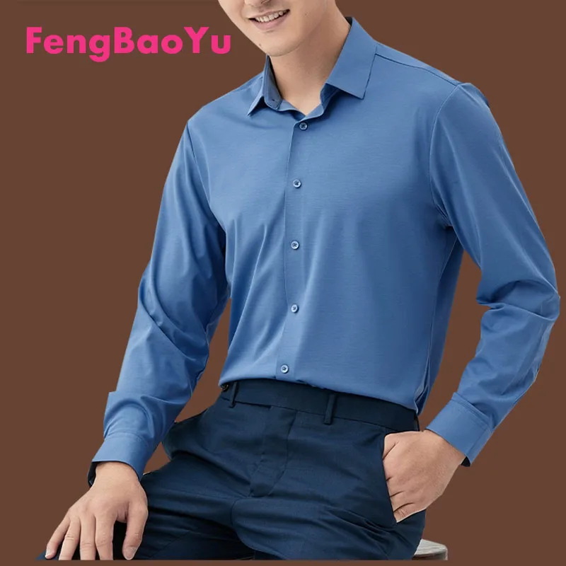 Fengbaoyu Men's Young and Middle-aged Long Sleeve Shirt Spring Business Leisure Solid Color Elastic Wear Temperament Green Top
Fengbaoyu Men's Young and Middle-aged Long Sleeve Shirt Spring Business Leisure Solid Color Elastic Wear Temperament Green Top