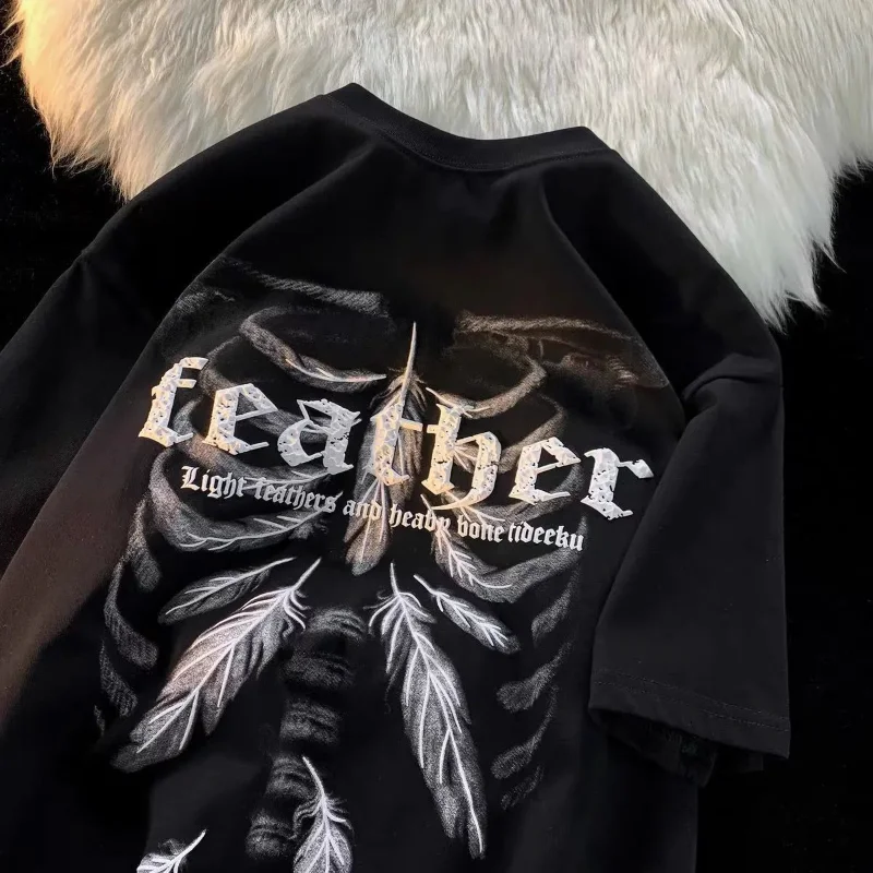 Dark Punk Hop Hop Brand Graphic T Shirts Mens Casual Oversized Short Sleeve Tops Summer Cotton Tee Harajuku Couples Streetwear
Dark Punk Hop Hop Brand Graphic T Shirts Mens Casual Oversized Short Sleeve Tops Summer Cotton Tee Harajuku Couples Streetwear