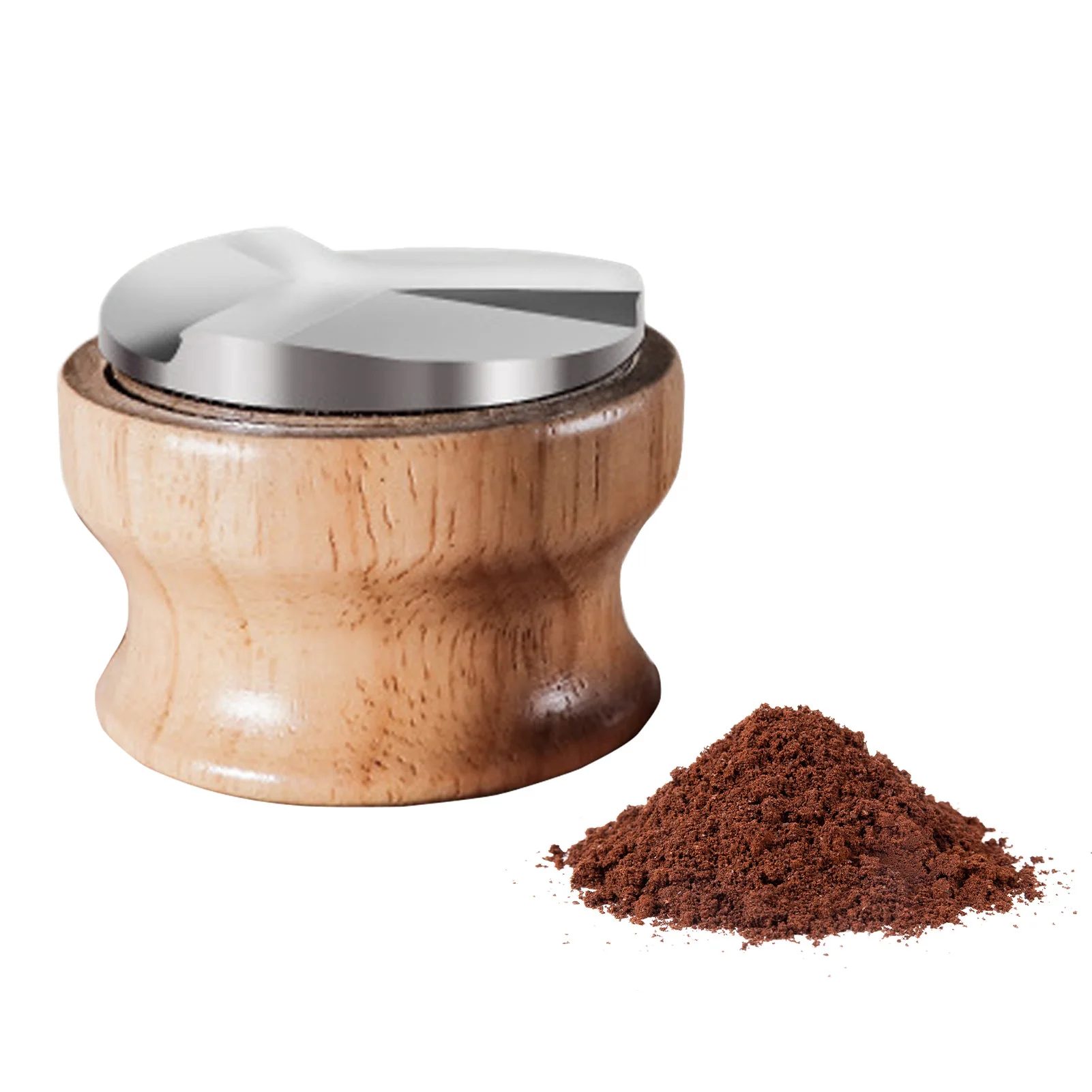53/58mm Coffee Distributor Dual Head Coffee Leveler Fits For Portafilter Wood Professional Adjustable Depth Hand Tamper
53/58mm Coffee Distributor Dual Head Coffee Leveler Fits For Portafilter Wood Professional Adjustable Depth Hand Tamper