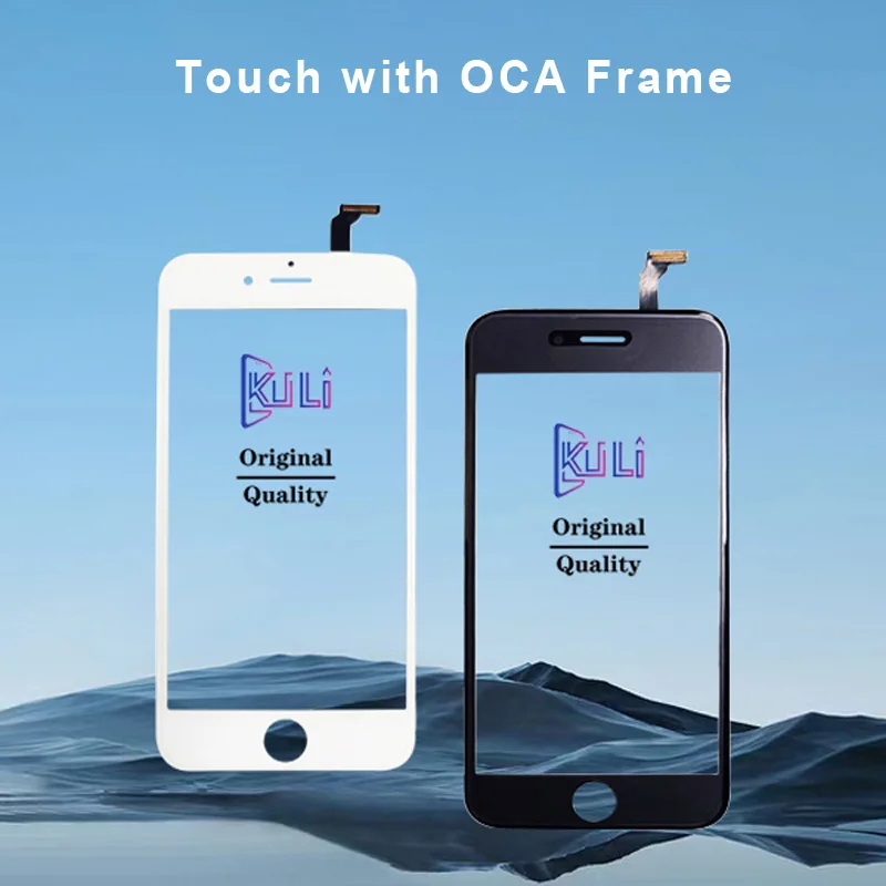 KULI Black Mobile Phone 6 6S 7 8 Plus 5 5S For IPhone Outer Glass Touch With Oca Frame Panel Replace Parts Direct Display Repair 
KULI Black Mobile Phone 6 6S 7 8 Plus 5 5S For IPhone Outer Glass Touch With Oca Frame Panel Replace Parts Direct Display Repair