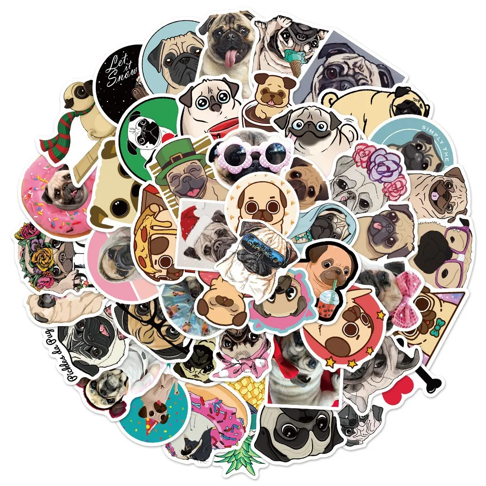 10/50/100Pcs Cute Dog Graffiti Stickers Toy Funny Pug DIY Skateboard Laptop Luggage Bike Phone Stationery Refrigerator Decals
10/50/100Pcs Cute Dog Graffiti Stickers Toy Funny Pug DIY Skateboard Laptop Luggage Bike Phone Stationery Refrigerator Decals