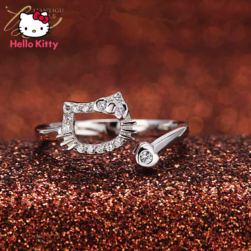 Кольцо с вырезами Hello Kitty, минималистичное регулируемое кольцо унисекс с бриллиантами, ювелирные изделия, подарок для девушки
Кольцо с вырезами Hello Kitty, минималистичное регулируемое кольцо унисекс с бриллиантами, ювелирные изделия, подарок для девушки