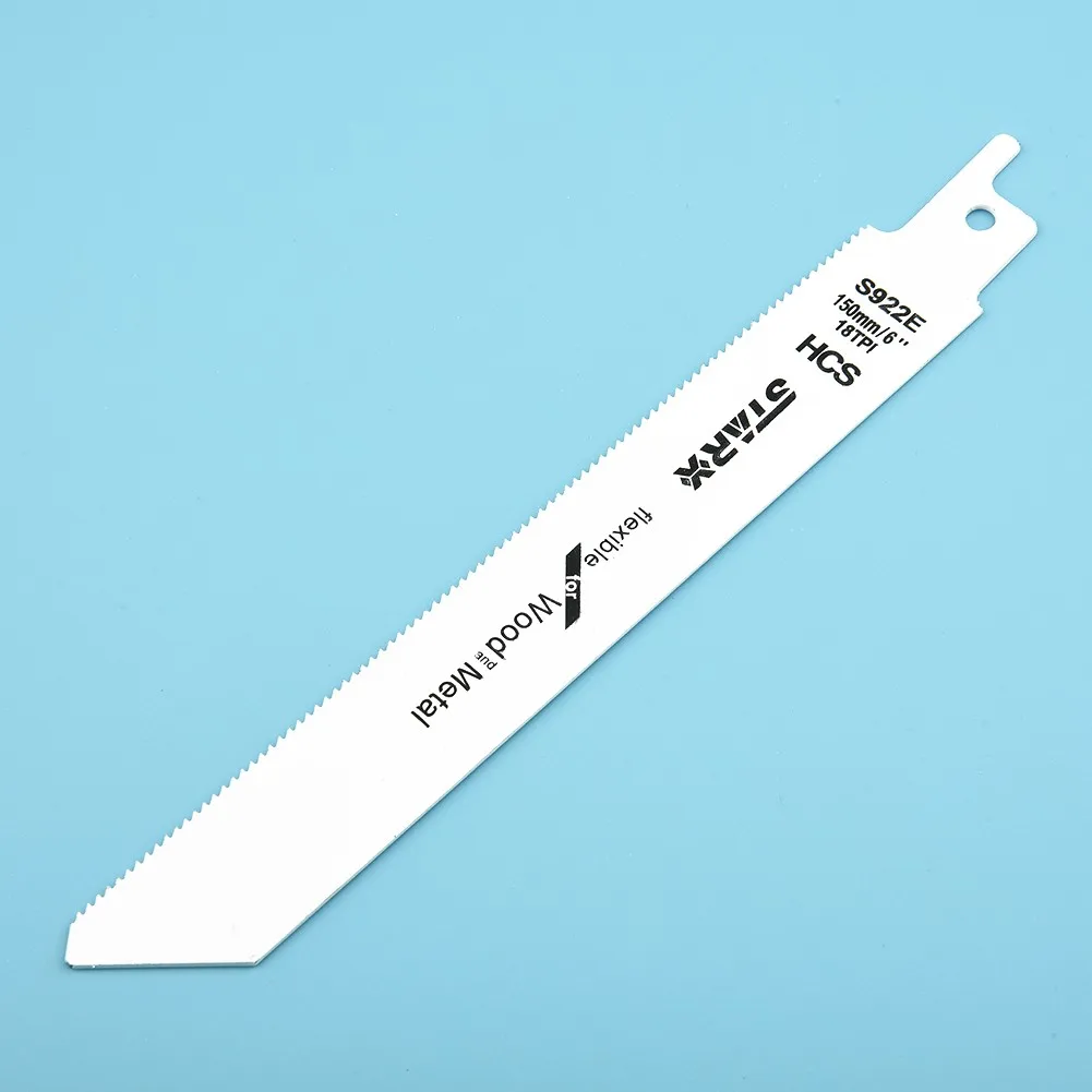 5pcs 150mm HCS Reciprocating Saw Blades S922EF Multi-functional Cutting Power Tool For Metal Pipe PVC Pipe Metal Profile
5pcs 150mm HCS Reciprocating Saw Blades S922EF Multi-functional Cutting Power Tool For Metal Pipe PVC Pipe Metal Profile