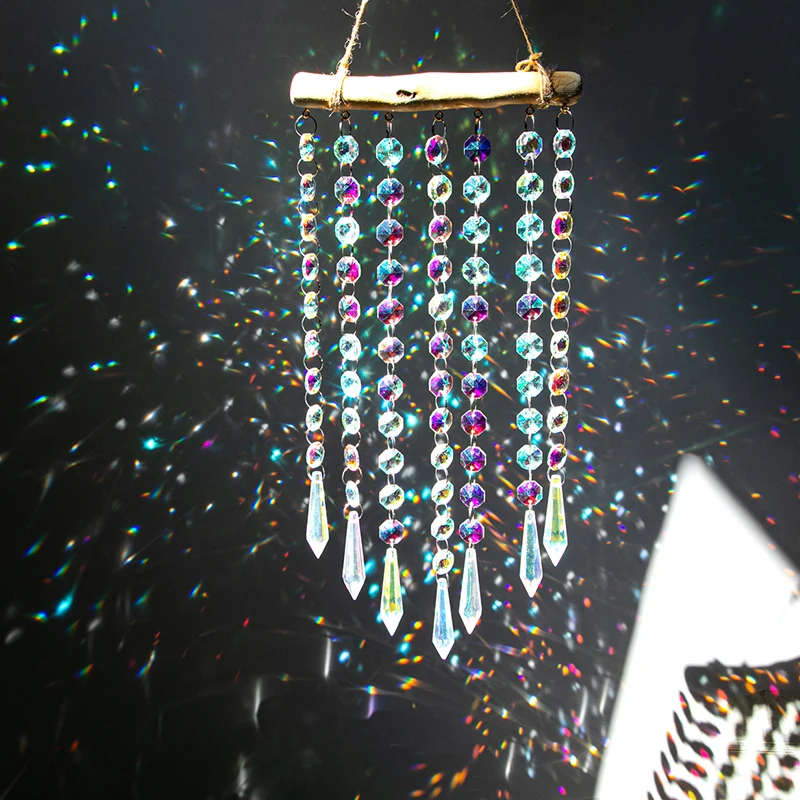 Dream Crystal Wind Chime Pendant Window Room Colorful Rainbow Pendant Wall Decoration Sunshine Catcher Gift
Dream Crystal Wind Chime Pendant Window Room Colorful Rainbow Pendant Wall Decoration Sunshine Catcher Gift