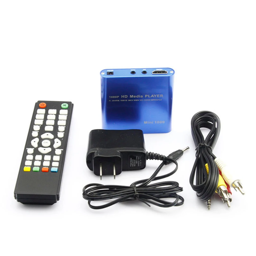 1080P Mini HD Media Player AV USB SD MMC Multimedia Advertising MKV Car External Video Player UK plug US plug EU plug
1080P Mini HD Media Player AV USB SD MMC Multimedia Advertising MKV Car External Video Player UK plug US plug EU plug