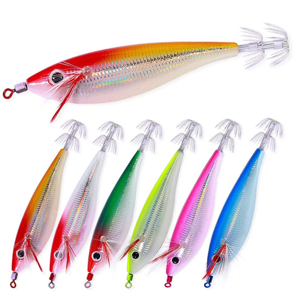 10g/10cm Fishing Bait Luminous Wooden Shrimp Squid Hook Fake Bait Fish Hook Durable And Practical To Use
10g/10cm Fishing Bait Luminous Wooden Shrimp Squid Hook Fake Bait Fish Hook Durable And Practical To Use
