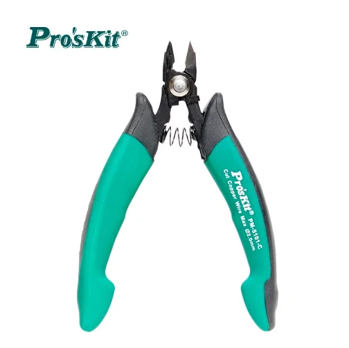 Pro'skit PM-5101-C Mini двухцветные диагональные щипцы Ruyi из литой стали для резки компонентов или обрезки проводки TPR Нескользящая ручка
Pro'skit PM-5101-C Mini двухцветные диагональные щипцы Ruyi из литой стали для резки компонентов или обрезки проводки TPR Нескользящая ручка