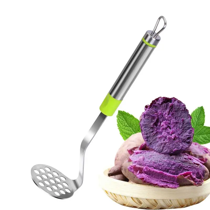 1pcs Mashed Potatoes Masher Non slip Handle household kitchen Accessories universal Stainless Steel Food Masher Potato Masher
1pcs Mashed Potatoes Masher Non slip Handle household kitchen Accessories universal Stainless Steel Food Masher Potato Masher