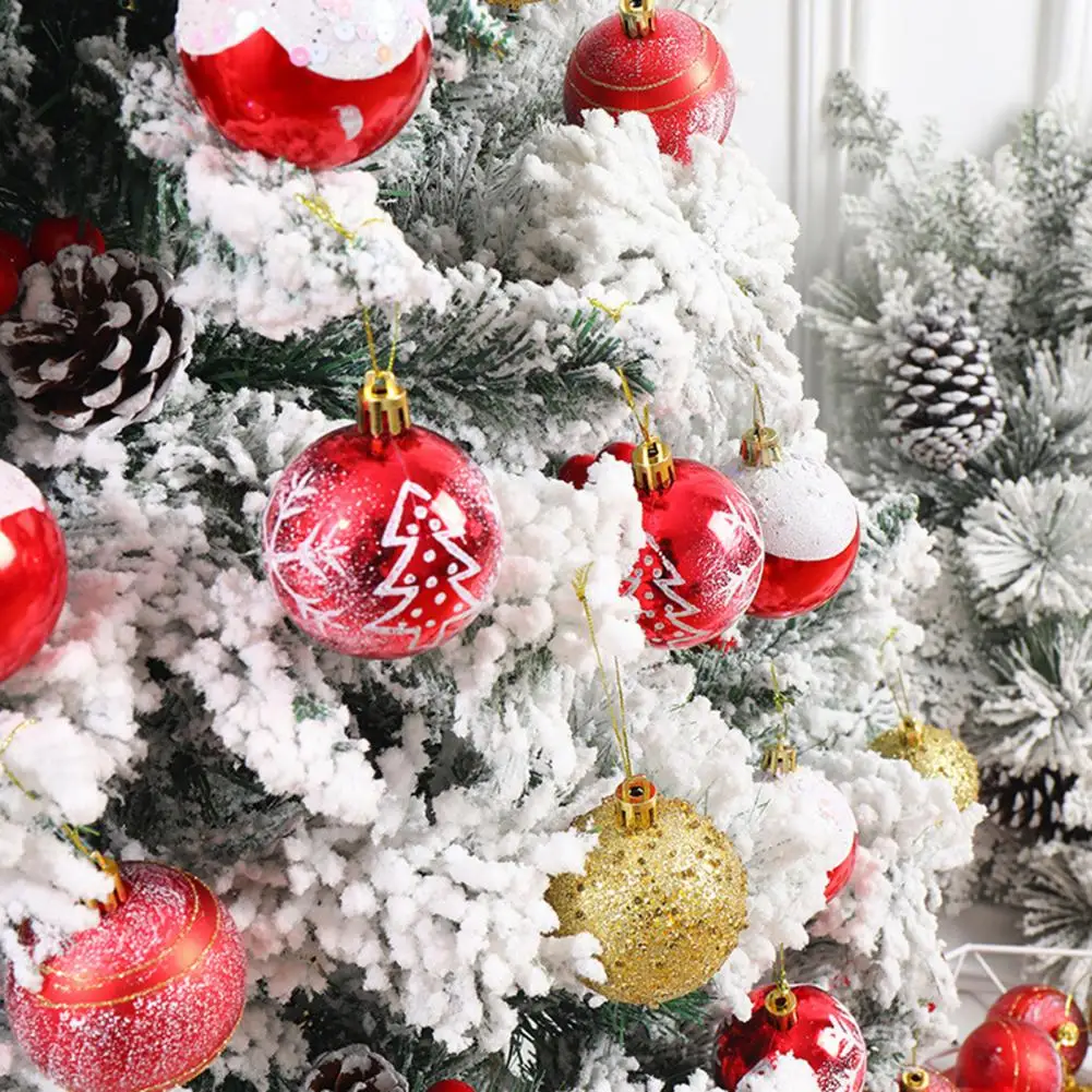 24Pcs Christmas Ball Multi-styles Christmas Hanging Ball Xmas Tree Ornament Ball Pendant
24Pcs Christmas Ball Multi-styles Christmas Hanging Ball Xmas Tree Ornament Ball Pendant