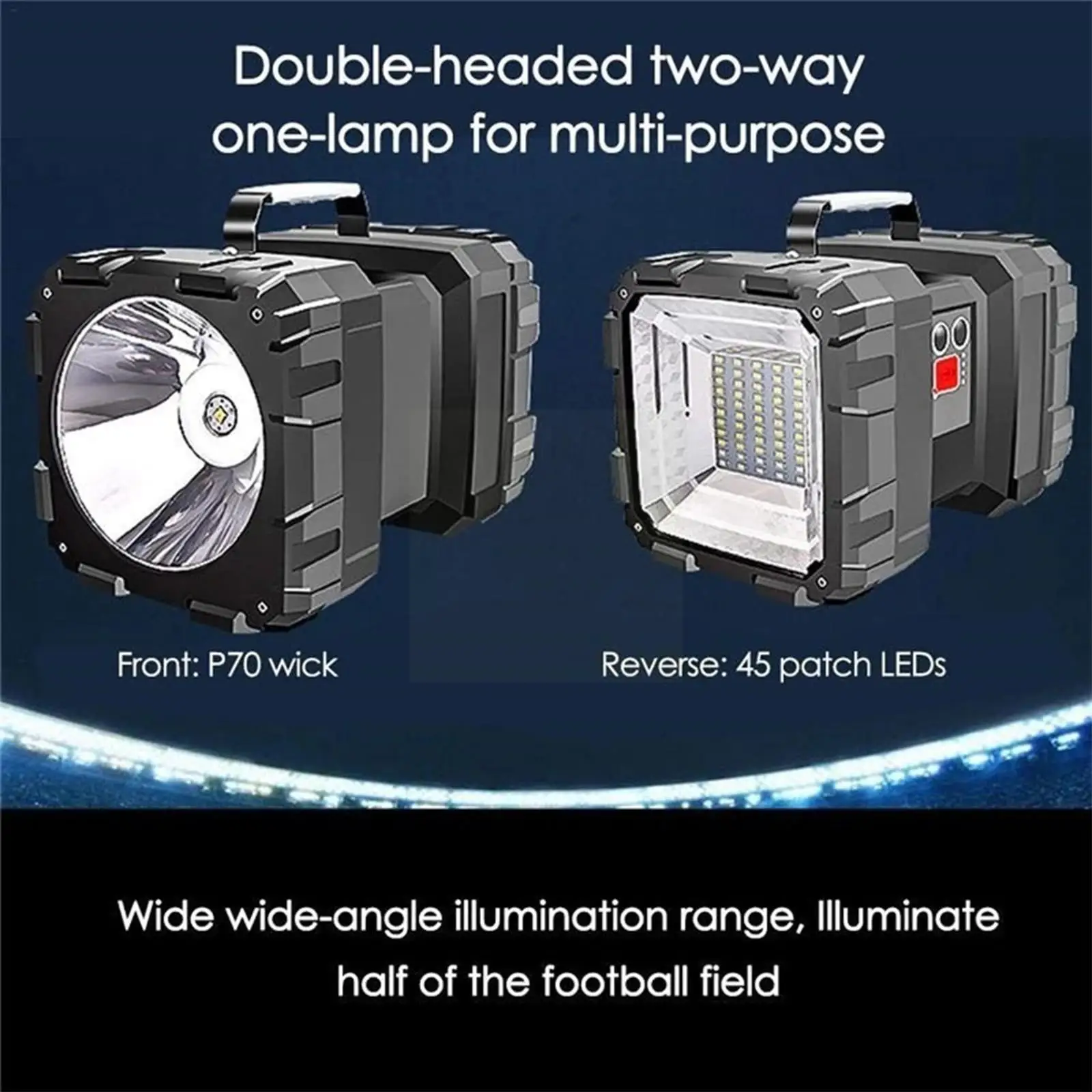 P70 Strong Light Portable Flashlight LED Rechargeable Warning Outdoor Head Work Multifunction Light Light Searchlight G4V2
P70 Strong Light Portable Flashlight LED Rechargeable Warning Outdoor Head Work Multifunction Light Light Searchlight G4V2