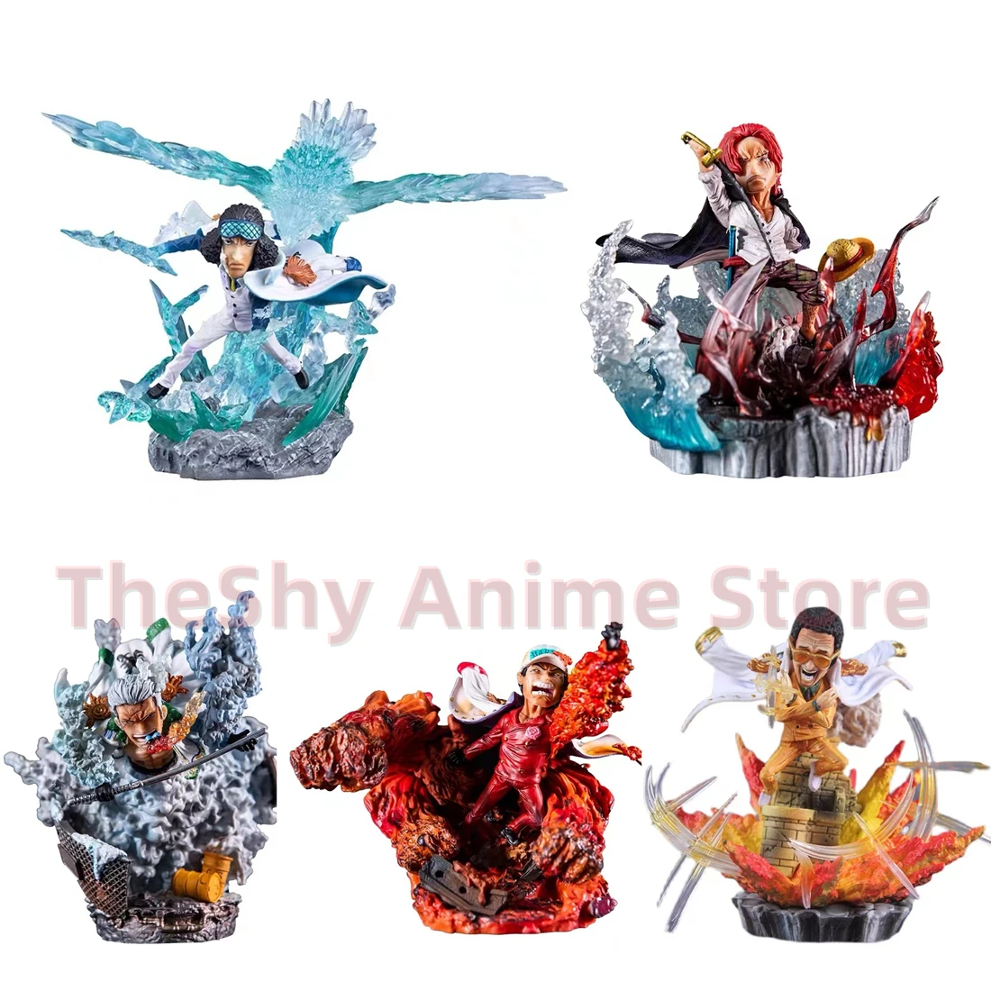 One Piece Anime Figure GK Shanks Smoker Borsalino Kuzan Sakazuki Action Figure Model Desktop Dolls Children Gifts Toys
One Piece Anime Figure GK Shanks Smoker Borsalino Kuzan Sakazuki Action Figure Model Desktop Dolls Children Gifts Toys