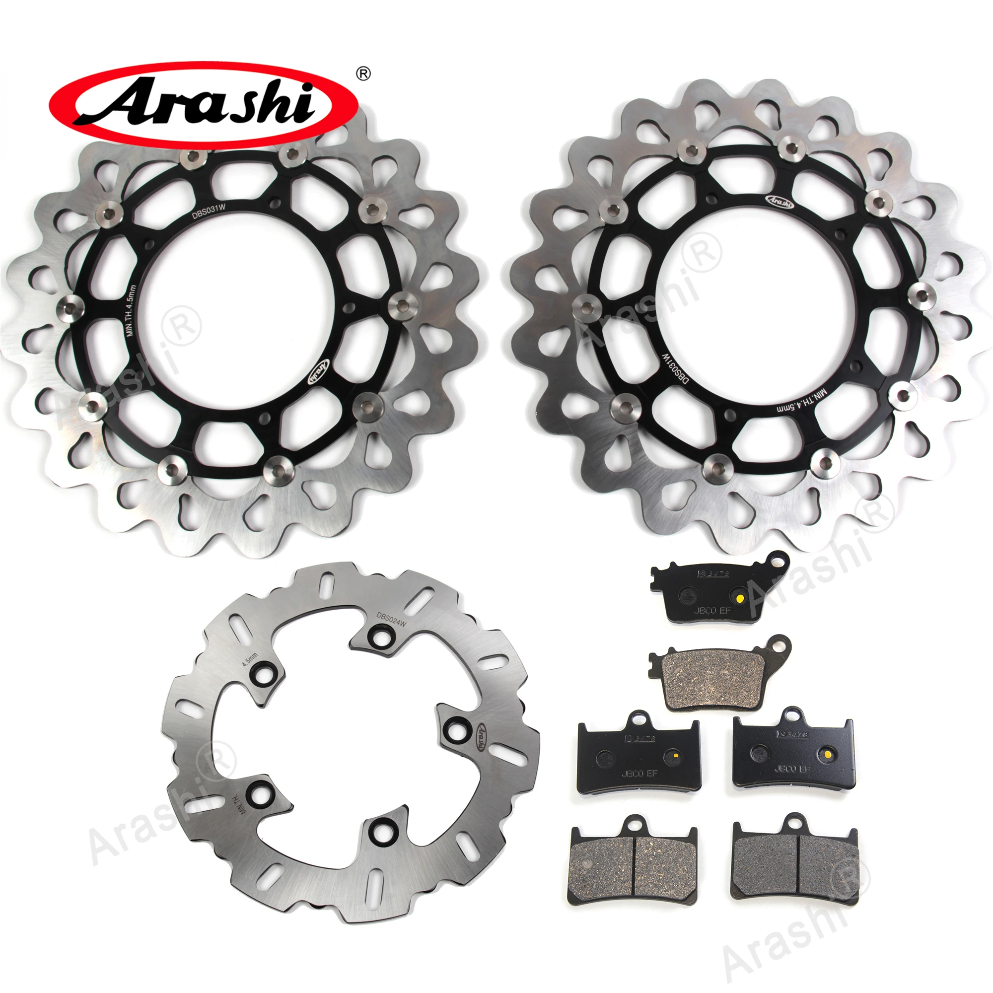 Arashi 1 Set Brake Disk Pads For YAMAHA YZF R1 / R1M 2015 2016 CNC Floating Front Rear Brake Disc Rotors Pad YZF-R1 1000
Arashi 1 Set Brake Disk Pads For YAMAHA YZF R1 / R1M 2015 2016 CNC Floating Front Rear Brake Disc Rotors Pad YZF-R1 1000