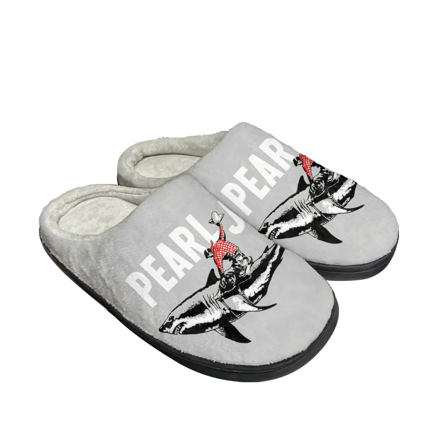 

Pearl Jam Rock Band Pop Home Cotton Custom Slippers Mens Womens Sandals Plush Bedroom Casual Keep Warm Shoe Thermal Slipper