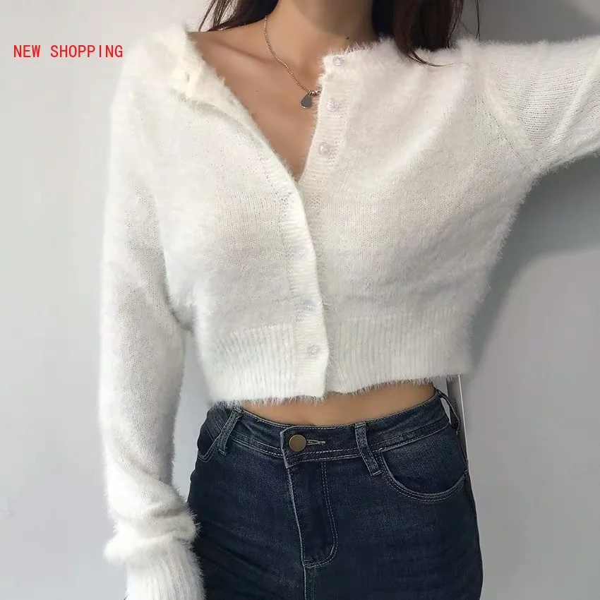 2021 Spring New Stylish Knitting Single Breasted Cardigan Sweater Woman Autumn Round Collar Long Sleeve Jumper Knitwear 5 Colors
2021 Spring New Stylish Knitting Single Breasted Cardigan Sweater Woman Autumn Round Collar Long Sleeve Jumper Knitwear 5 Colors