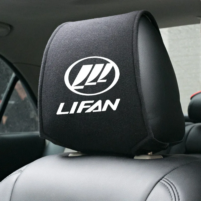 

Car Seat Headrest Cover Cushion Neck Pillow Protector Pad For lifan solano x60 x50 650 Emblem 125CC 320 520 car Accessories