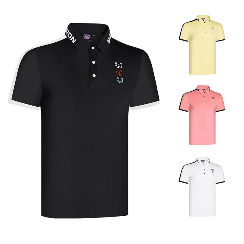 Golf wear men's sports T-shirt summer embroidered logo short-sleeved polo shirt breathable quick-drying clothing
Golf wear men's sports T-shirt summer embroidered logo short-sleeved polo shirt breathable quick-drying clothing